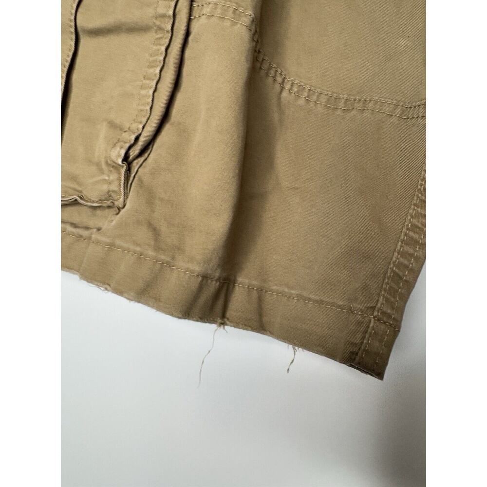 American Eagle Shorts Mens Size 33 Beige Cotton Cargo Flat Front Khaki 10” - Picture 3 of 9